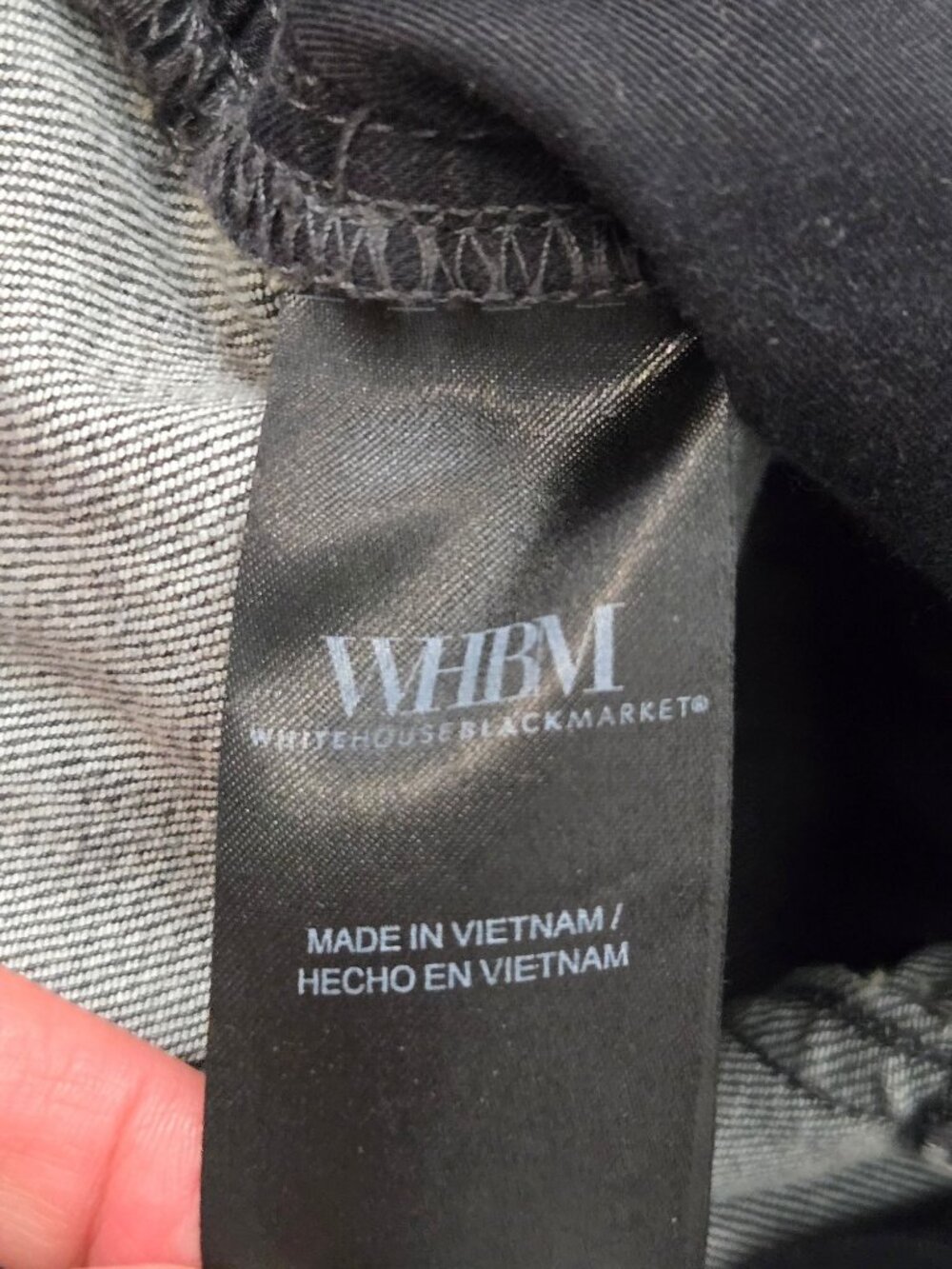 WHBM Size 2 Mariner Wide-Leg High-Rise  Jean's Faded Gray Wash Denim - Picture 11 of 14